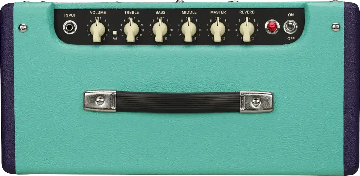 Fender 2020 Ltd Blues Junior IV, Cannabis Rex Speaker, Two Tone Purple and Seafoam