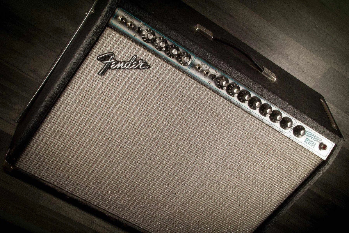 USED - Fender Vibrosonic Reverb Amplifer Manufactured In 1974
