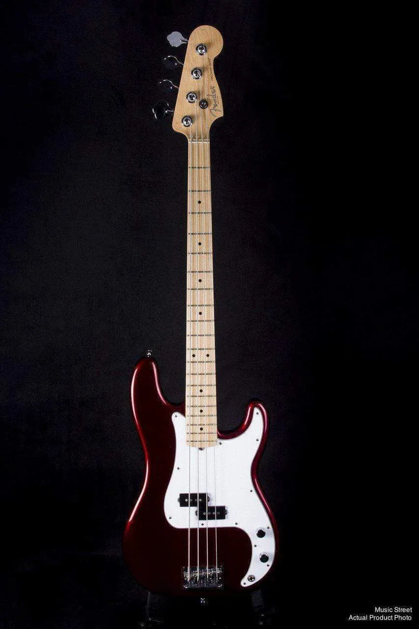USED - Fender American Standard Precision Bass, Candy Red