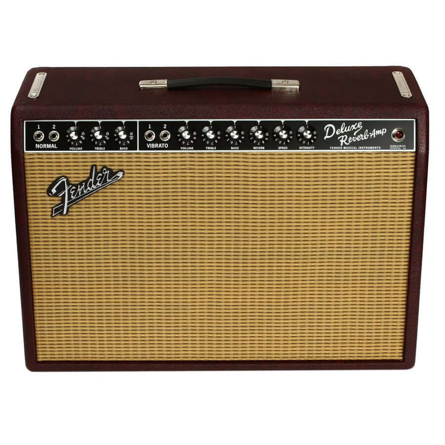 USED - Fender 65 Deluxe Reverb Bordeaux Blues Wine Red Combo Valve Amp
