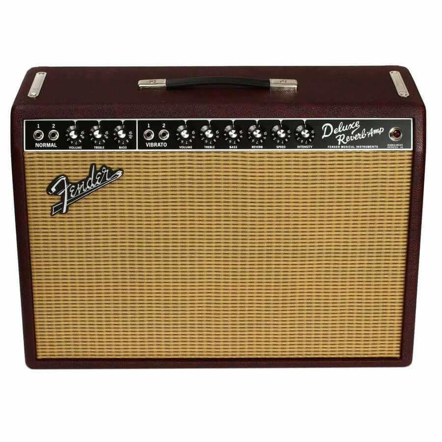 USED - Fender 65 Deluxe Reverb Bordeaux Blues Wine Red Combo Valve Amp