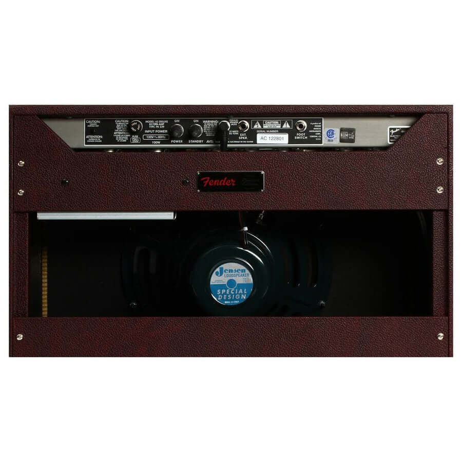 USED - Fender 65 Deluxe Reverb Bordeaux Blues Wine Red Combo Valve Amp