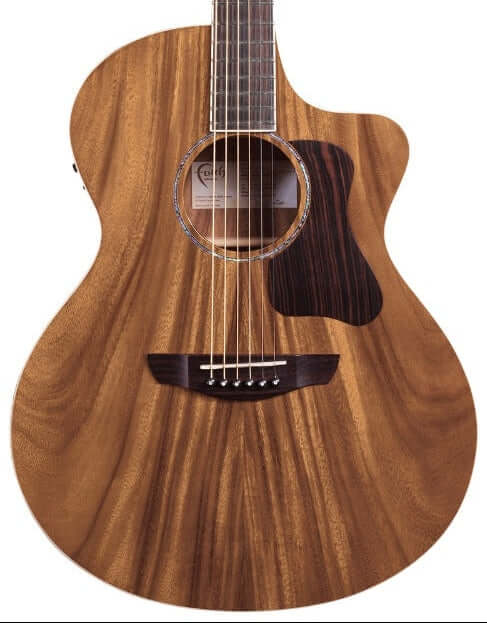 Faith Nexus Neptune electro - coffee brown inc gig bag with natural wood finish and satin gloss.