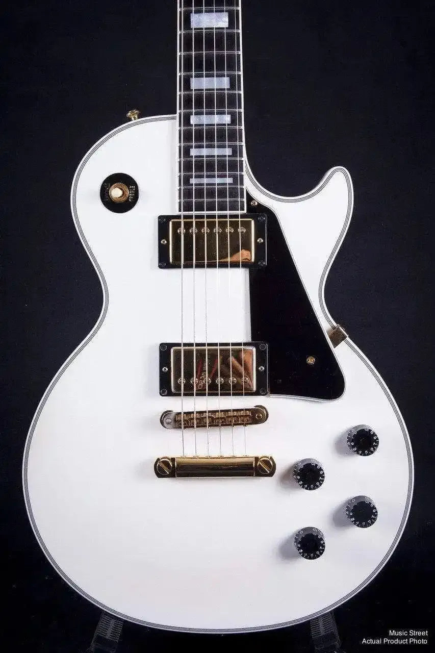 USED - Gibson Les Paul Custom Alpine White (Ebony Fingerboard)