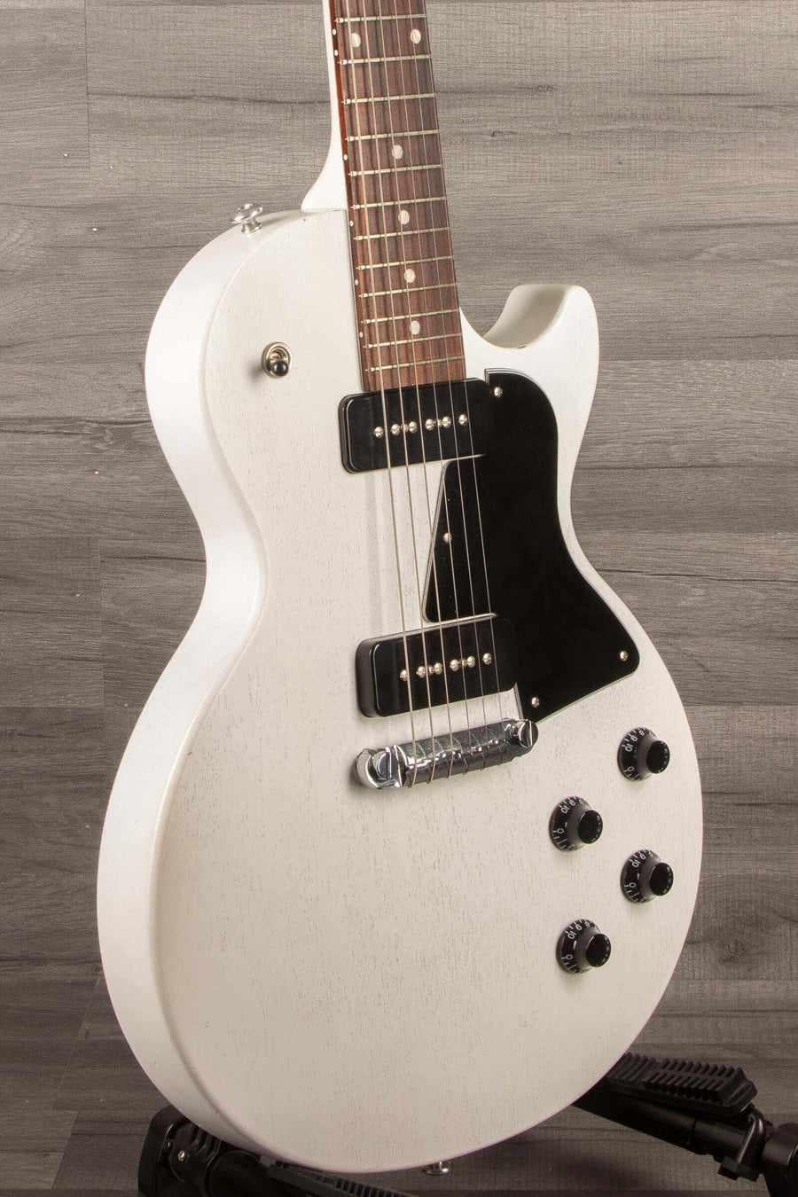 USED - 2021 Gibson Les Paul Special Tribute P90 - Worn White Satin