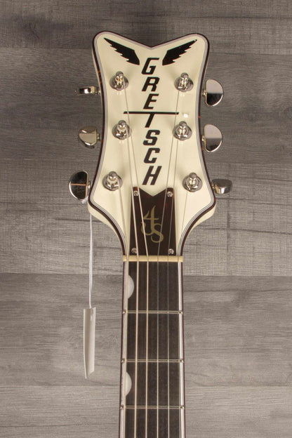 Gretsch G6636T-RF Richard Fortus Signature Falcon™ Center Block Electric Guitar with String-Thru Bigsby®, Ebony Fingerboard - Vintage White