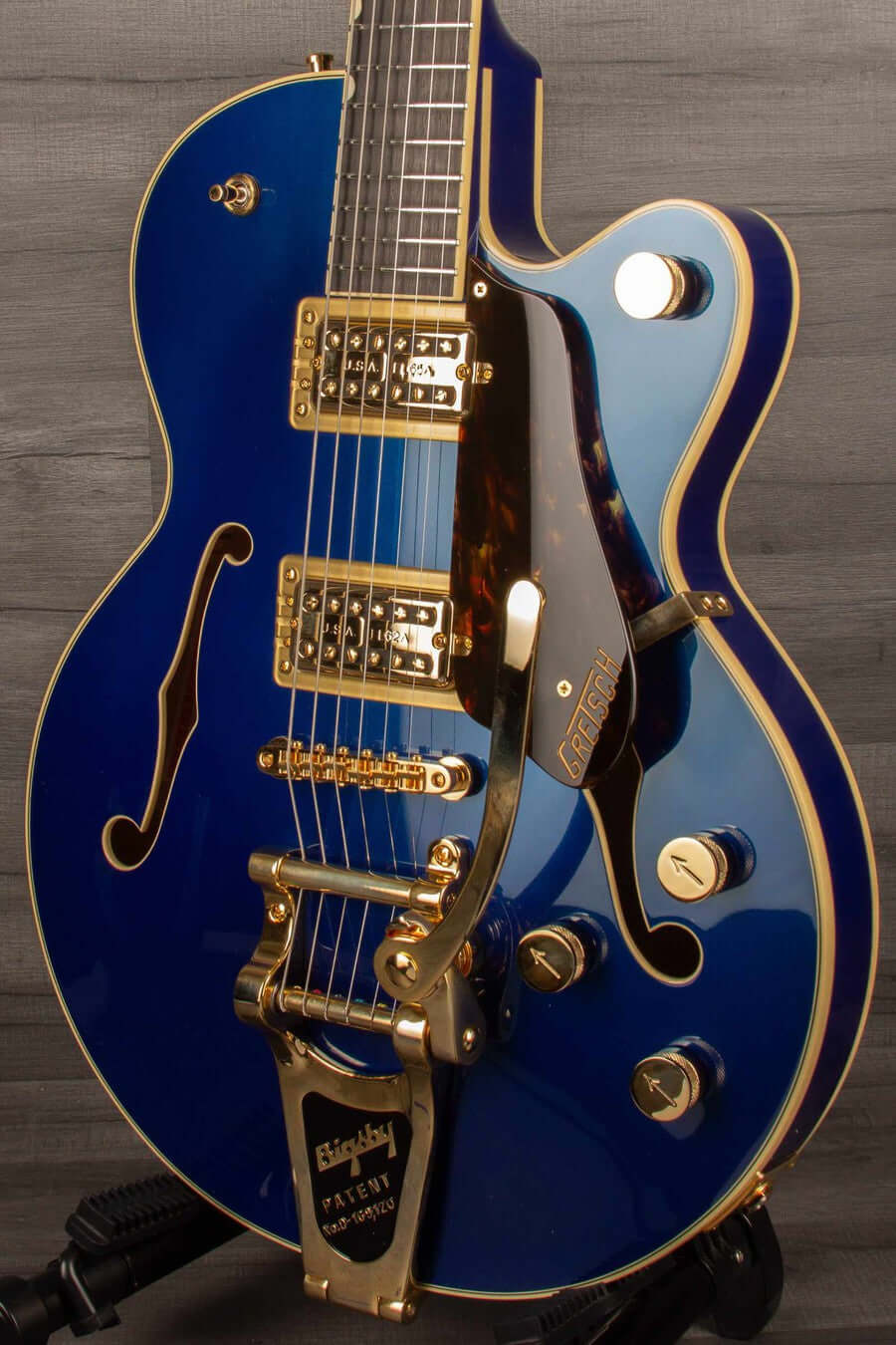 Gretsch G6659TG Players Edition Broadkaster Junior Electric Guitar - Azure Metallic