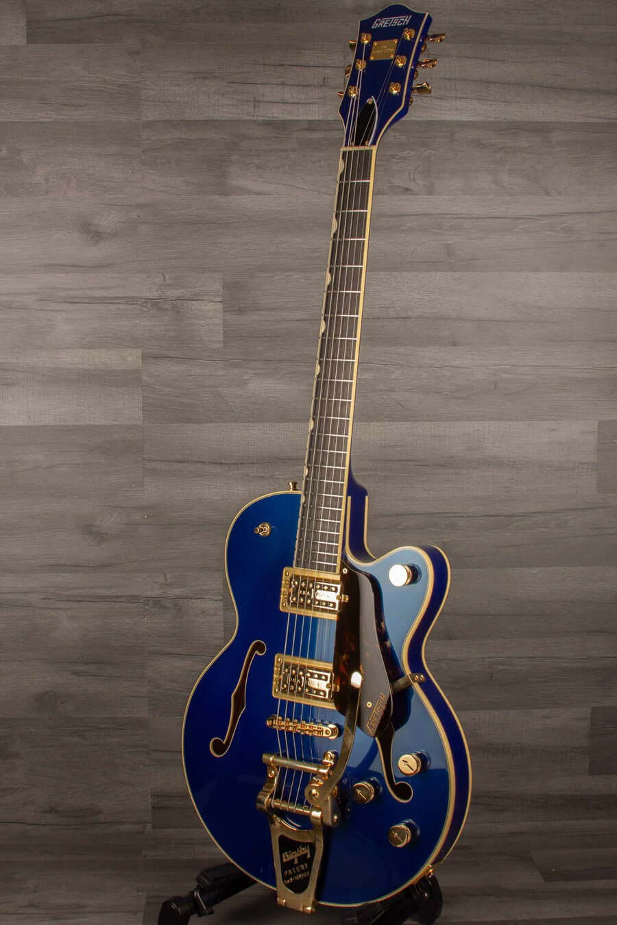 Gretsch G6659TG Players Edition Broadkaster Junior Electric Guitar - Azure Metallic
