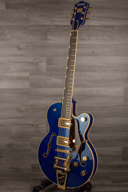Gretsch G6659TG Players Edition Broadkaster Junior Electric Guitar - Azure Metallic
