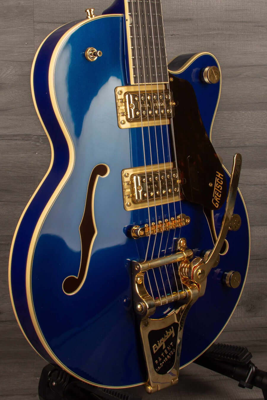 Gretsch G6659TG Players Edition Broadkaster Junior Electric Guitar - Azure Metallic