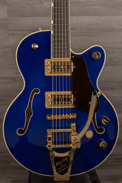 Gretsch G6659TG Players Edition Broadkaster Junior Electric Guitar - Azure Metallic
