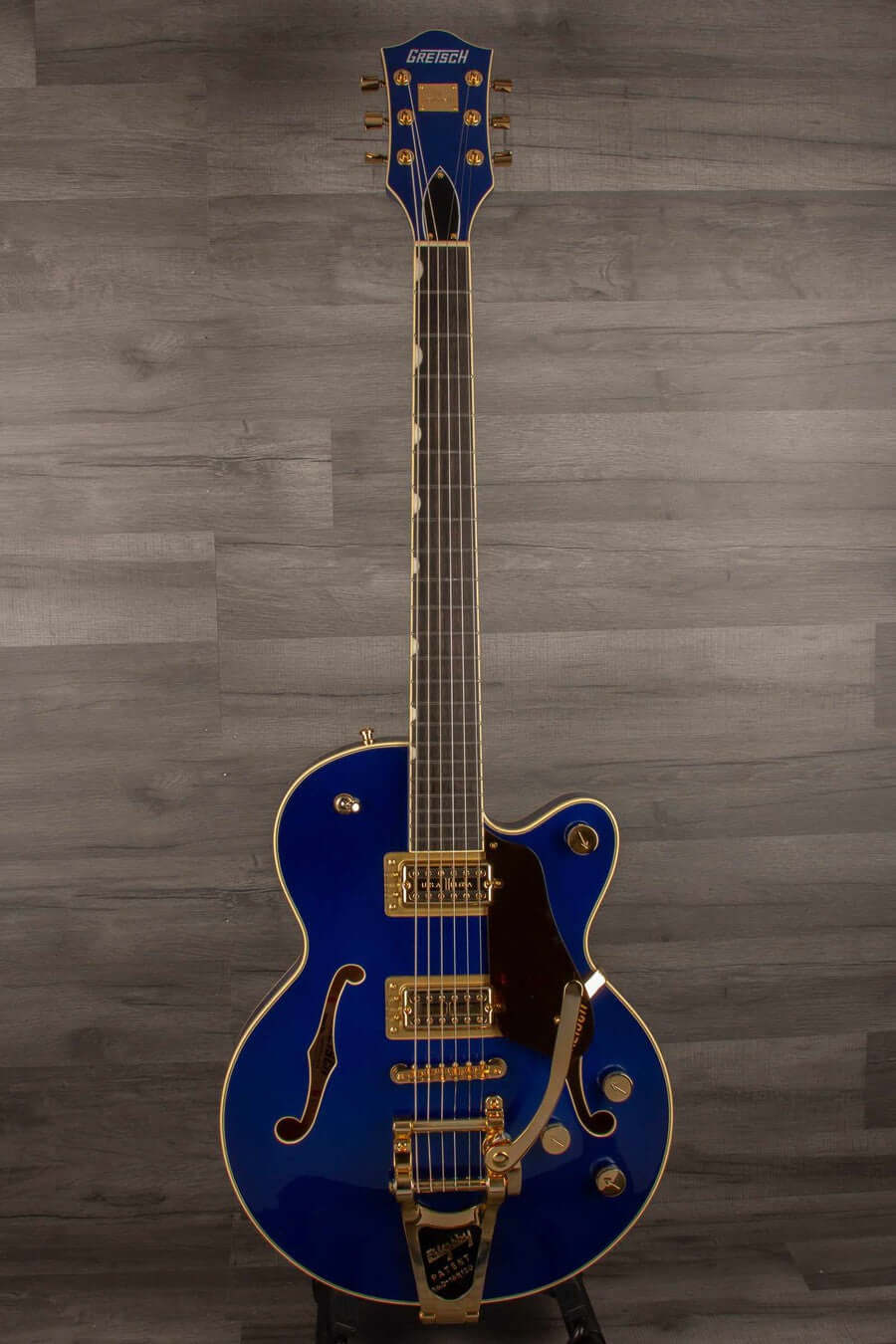 Gretsch G6659TG Players Edition Broadkaster Junior Electric Guitar - Azure Metallic