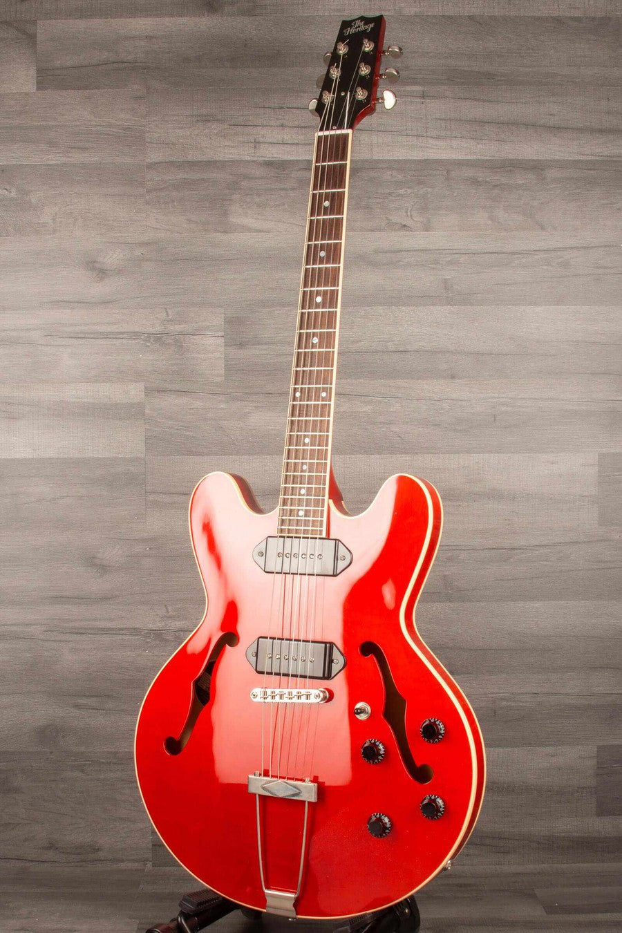 USED - Heritage H530 Standard Semi-Hollow - Trans Cherry - MusicStreet