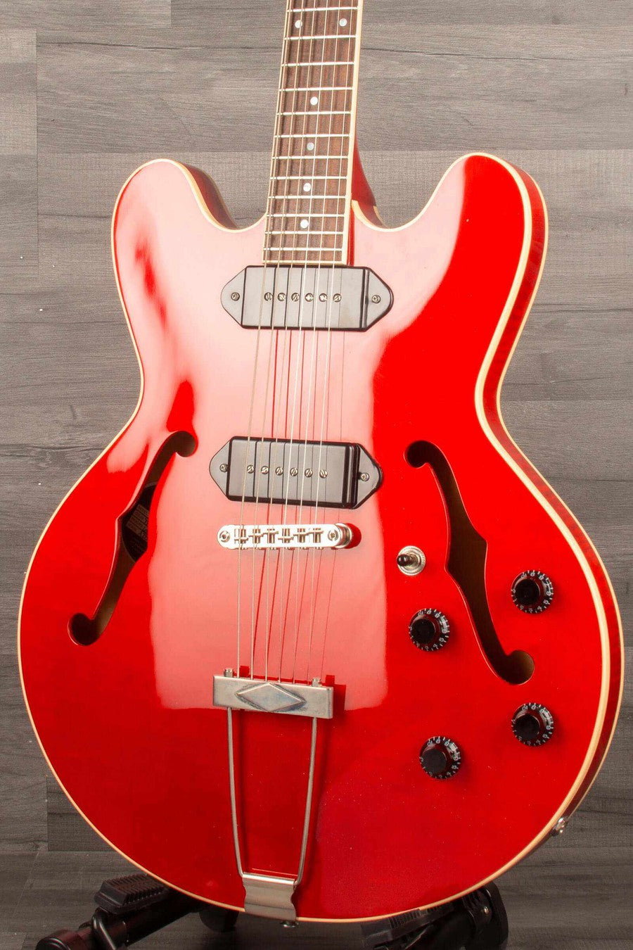 USED - Heritage H530 Standard Semi-Hollow - Trans Cherry - MusicStreet