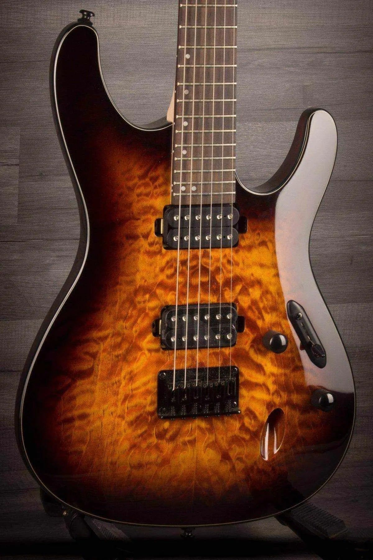 Ibanez S621QM-DEB Hardtail Electric Guitar - Dragon Eye Burst
