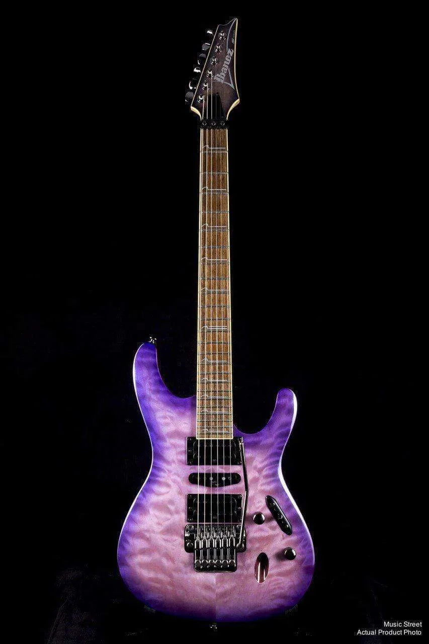 USED - Ibanez S570Dxqm Purple Burst | Musicstreet guitar shop