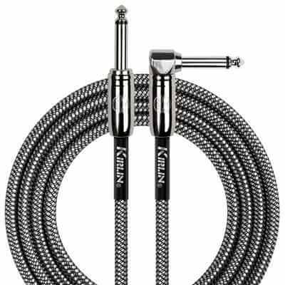 KIRLIN FABRIC 20' STRAIGHT - Angled BLACK 20 Ft cable