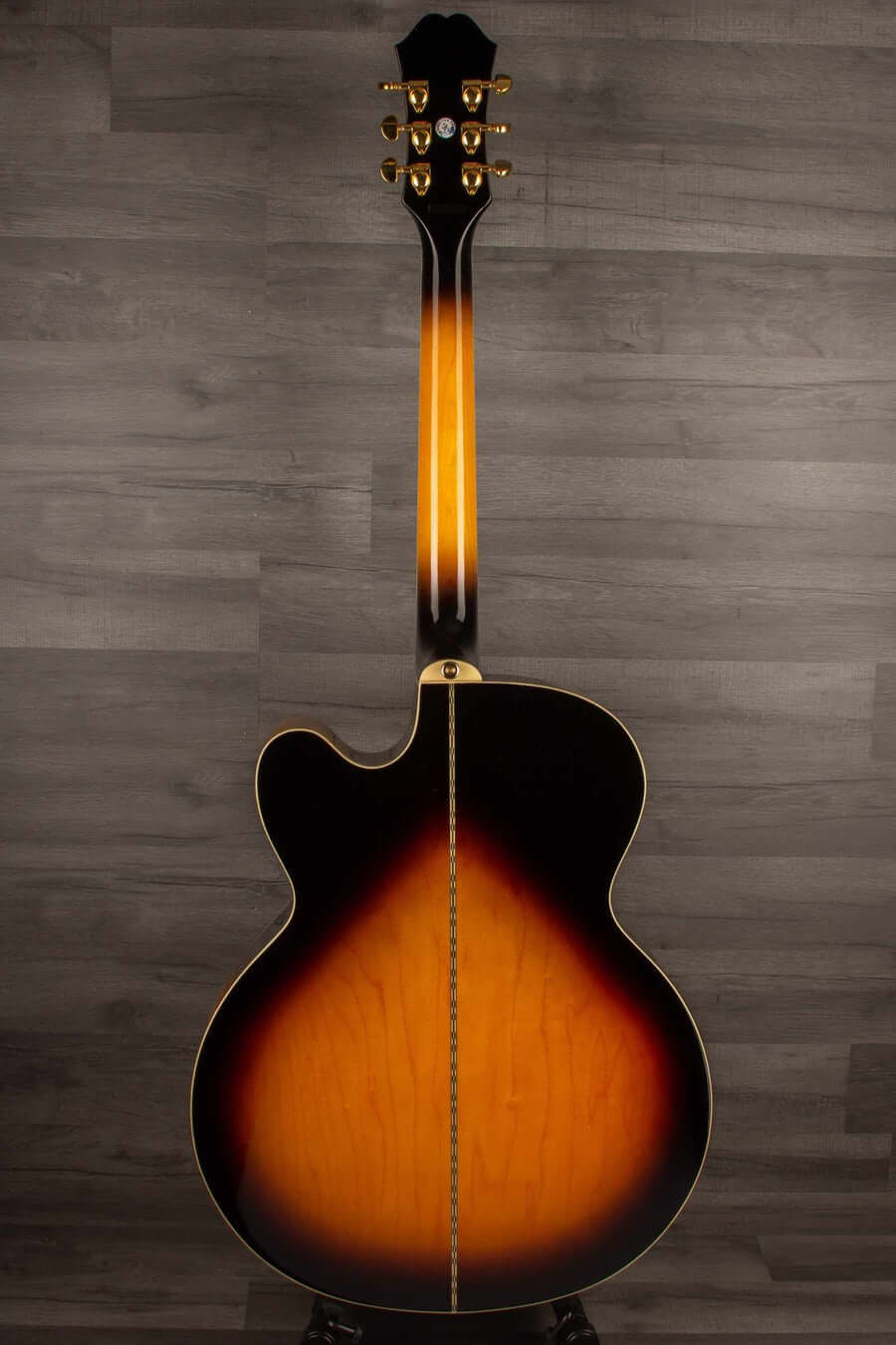 Epiphone J200 EC Studio Solid Top, Fishman Sonitone - Vintage Sunburst - Acoustic Guitar