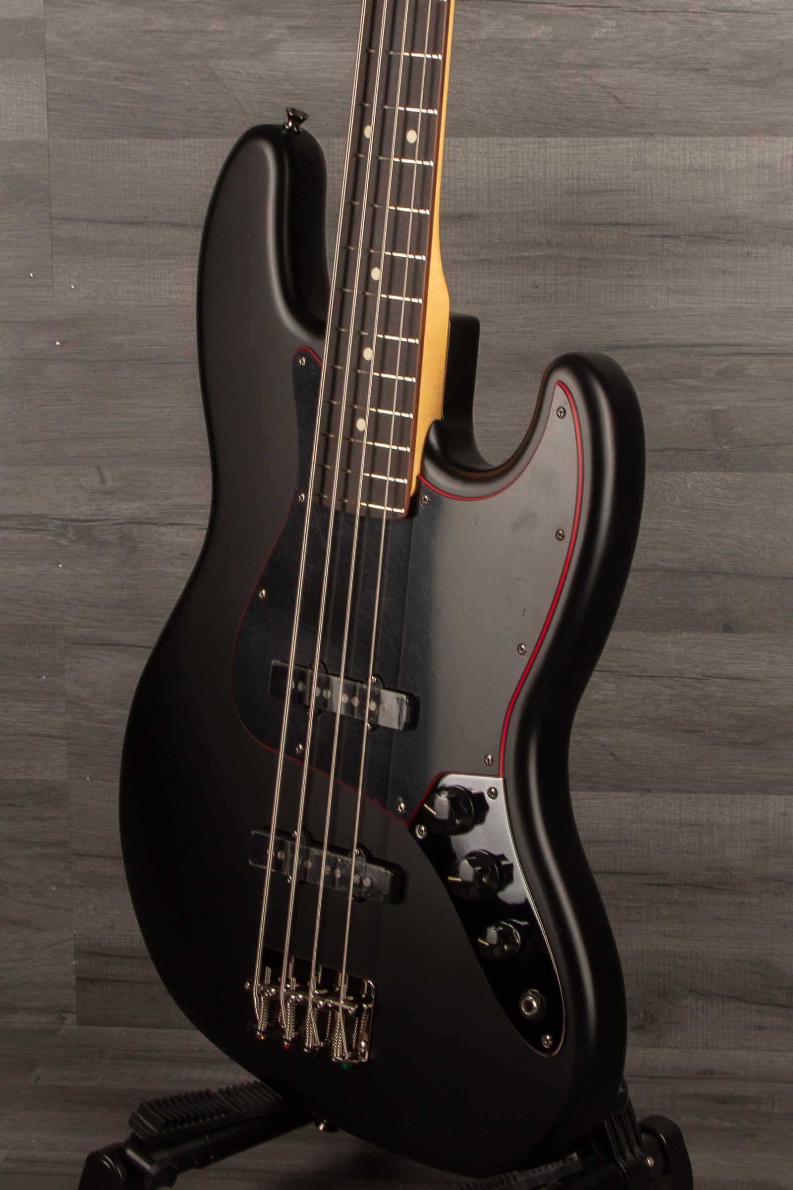 Fender Limited Hybrid II Jazz Bass®, Noir, Rosewood Fingerboard, Black - Made in Japan