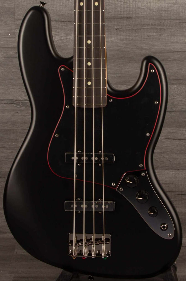 Fender Limited Hybrid II Jazz Bass®, Noir, Rosewood Fingerboard, Black - Made in Japan