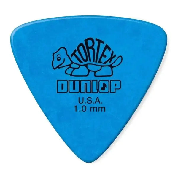 DUNLOP Tortex Triangle Player Pack 6 Piece blue 1.00mm