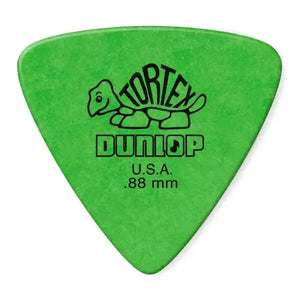 DUNLOP Tortex Triangle Player Pack 6 Piece Green 0.88mm - Set Up by MusicStreet