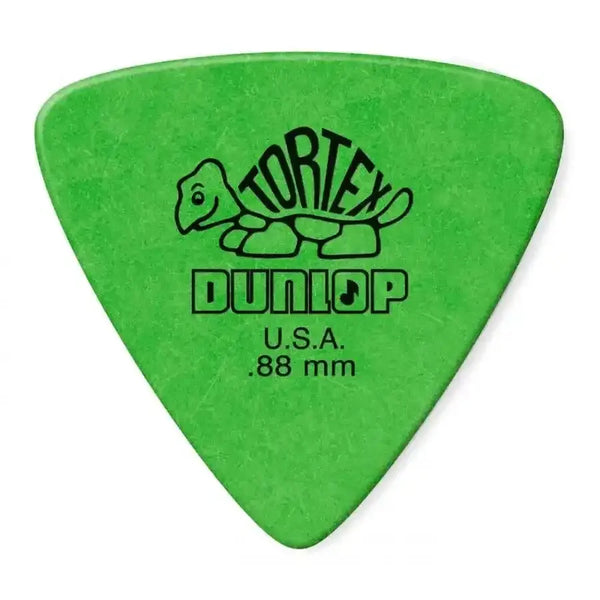 DUNLOP Tortex Triangle Player Pack 6 Piece Green 0.88mm