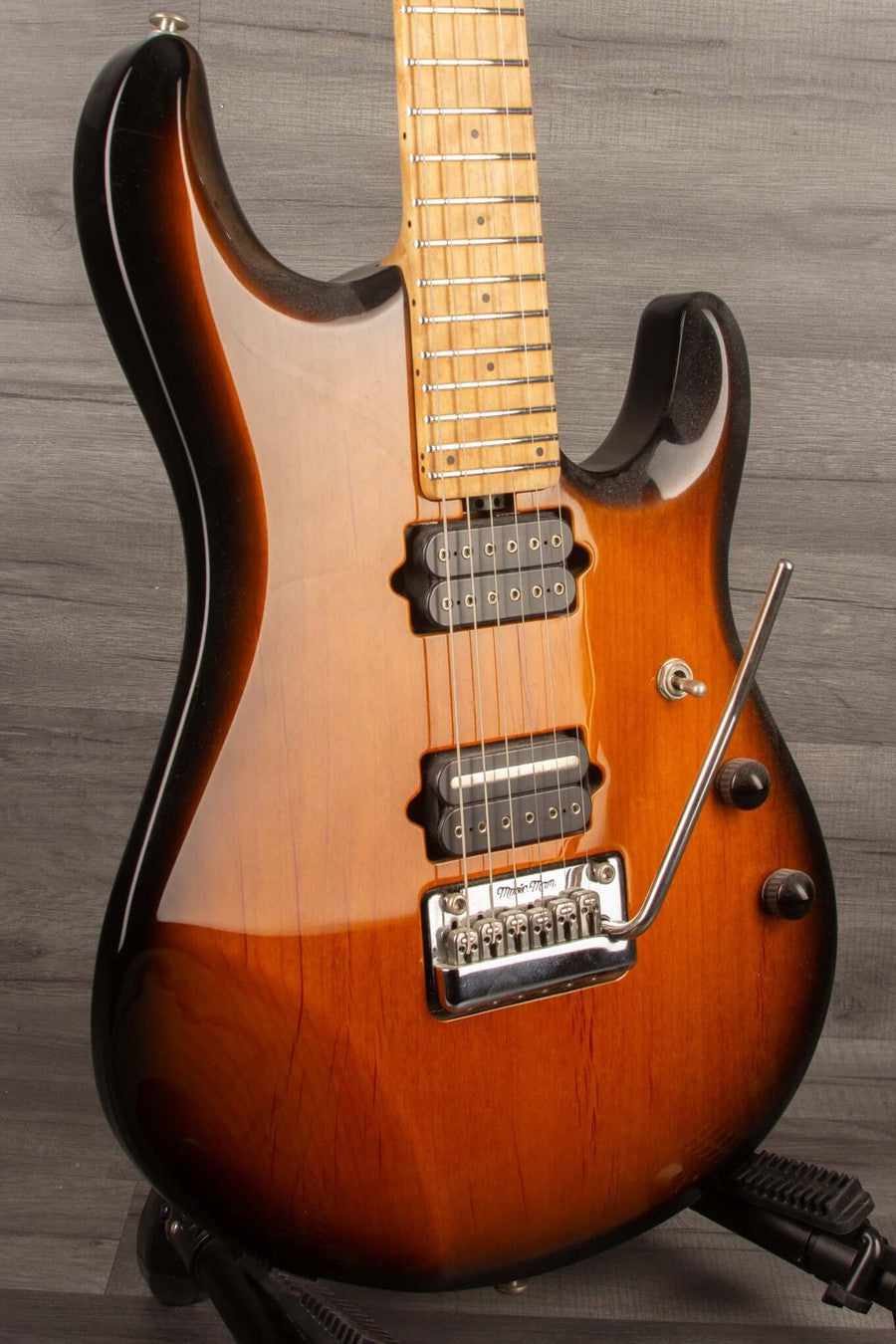 USED MusicMan Petrucci Electric Guitar (2015) - Vintage Tobacco Burst, Maple Neck