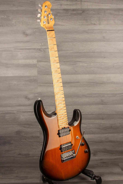 USED MusicMan Petrucci Electric Guitar (2015) - Vintage Tobacco Burst, Maple Neck