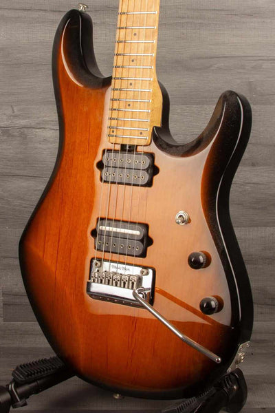 USED MusicMan Petrucci Electric Guitar (2015) - Vintage Tobacco Burst, Maple Neck