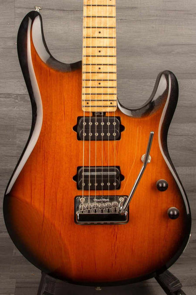 USED MusicMan Petrucci Electric Guitar (2015) - Vintage Tobacco Burst, Maple Neck