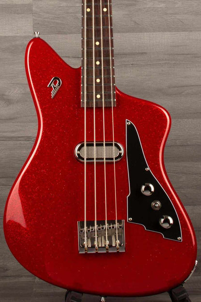 Duesenberg Kavalier Bass Guitar - Sparkle Red