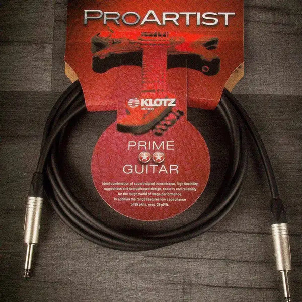 Klotz Pro Artist Guitar Cable - 3m