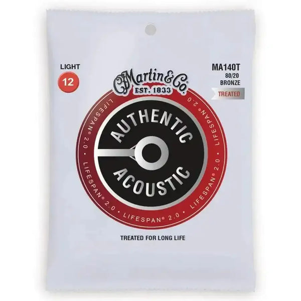 Martin Authentic Acoustic 80/20 Bronze 12-54 Treated - Guitar String