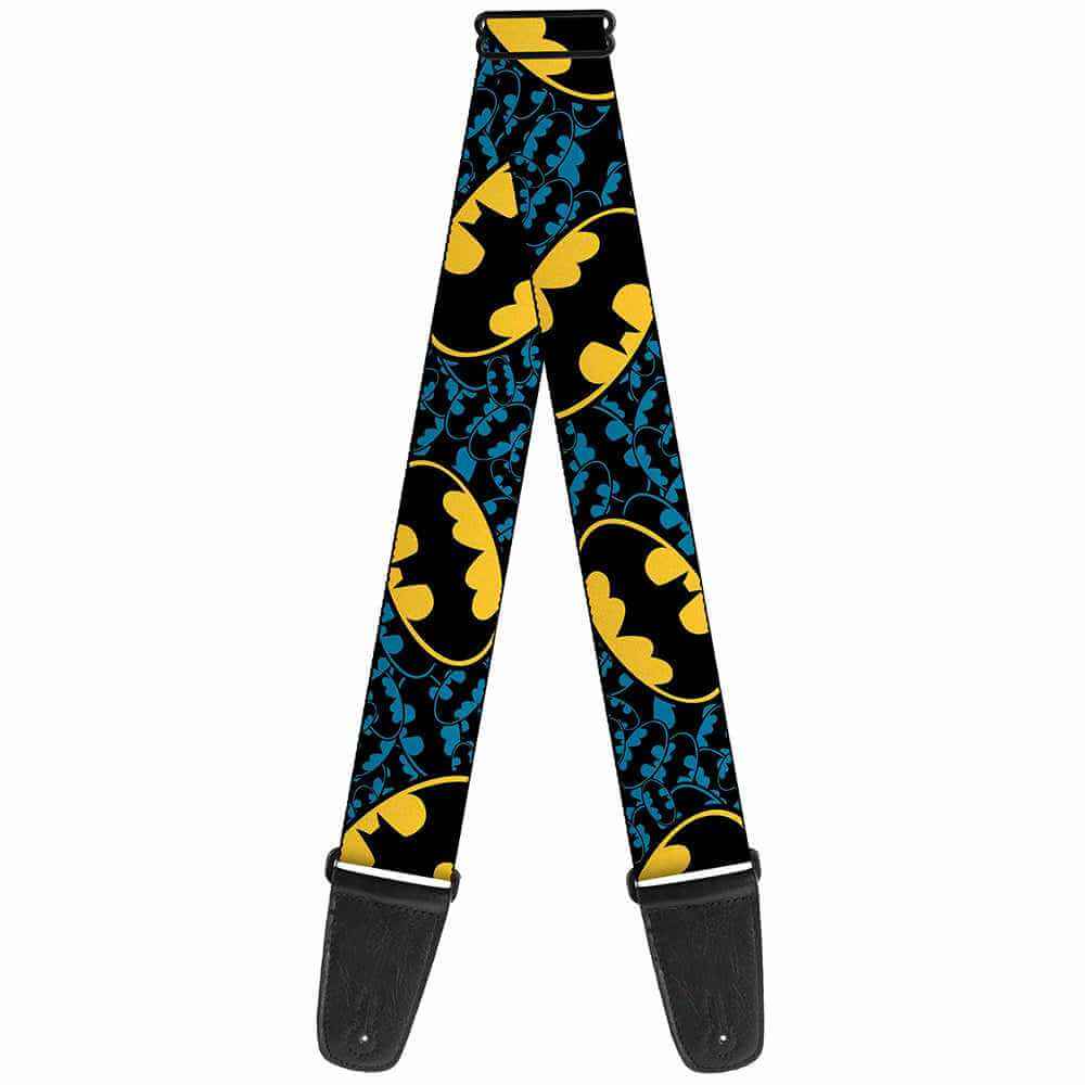 Buckle Down Seatbelt Buckle Belt - Batman Signals stacked