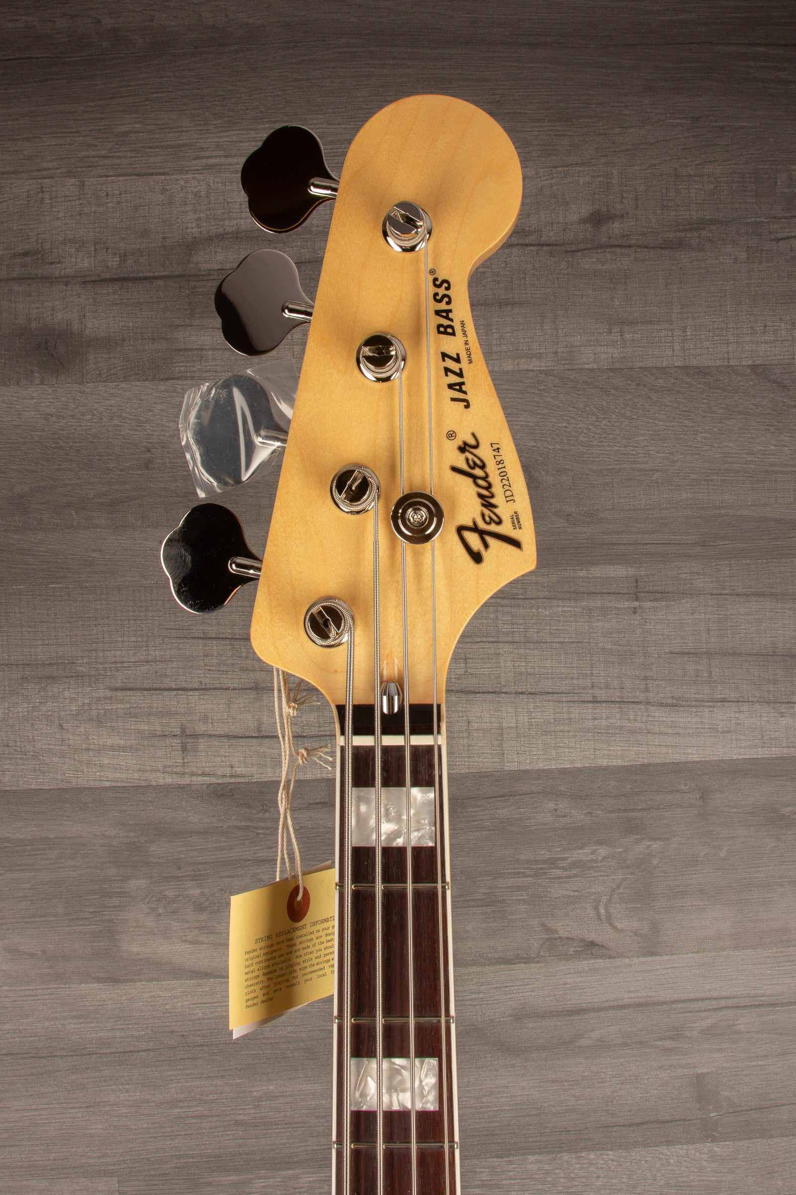 Fender Made in Japan International Color Jazz Bass Guitar - Sienna Sunburst, Rosewood Fingerboard
