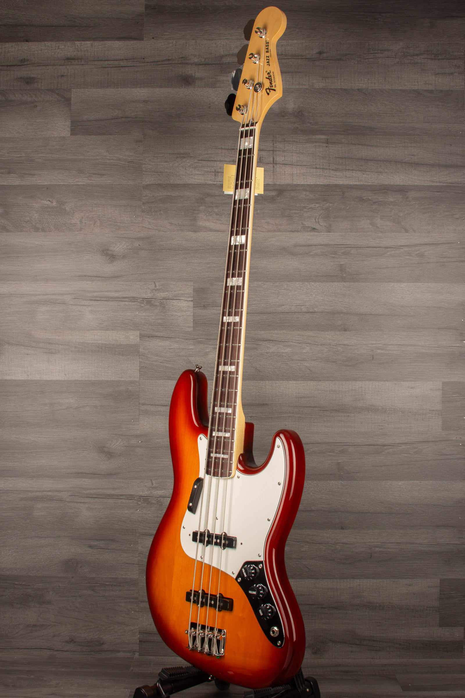 Fender Made in Japan International Color Jazz Bass Guitar - Sienna Sunburst, Rosewood Fingerboard