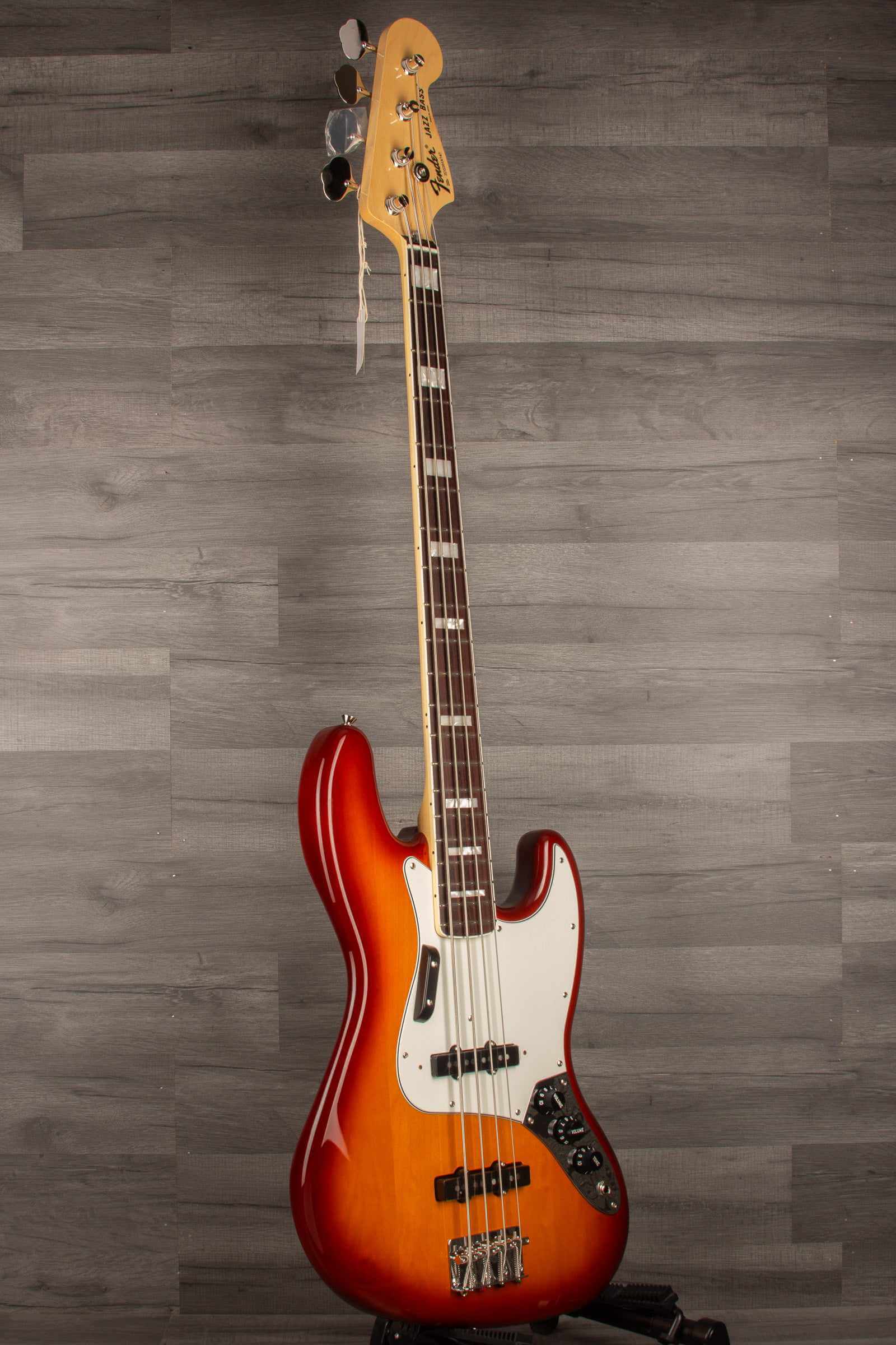 Fender Made in Japan International Color Jazz Bass Guitar - Sienna Sunburst, Rosewood Fingerboard