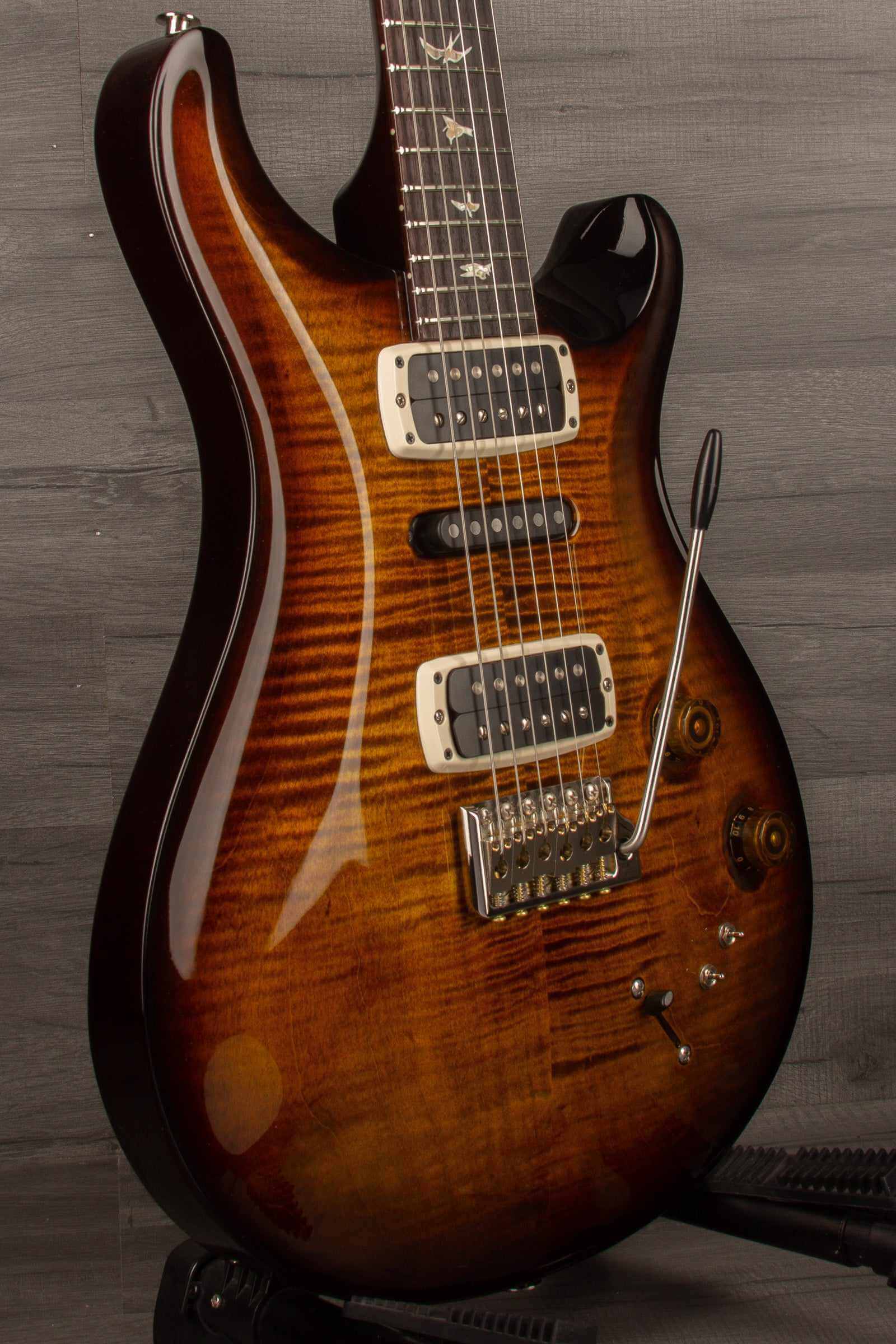 PRS Modern Eagle V Electric Guitar - Black Gold Burst s#0361186