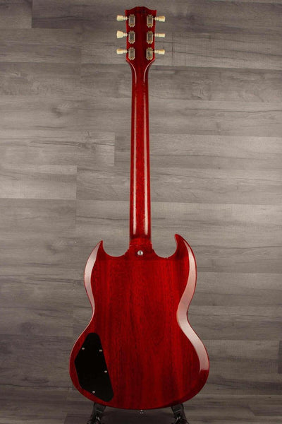 USED Gibson Electric Guitar 1962 Les Paul SG Standard - Short Maestro Vibrola, Custombuckers, Light Aged Finish