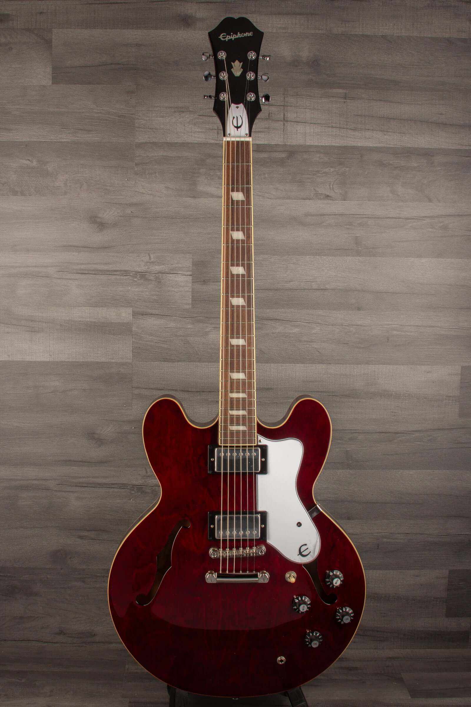 Epiphone Noel Gallagher Riviera Electric Guitar (Incl. Hard Case) - Dark Red Wine