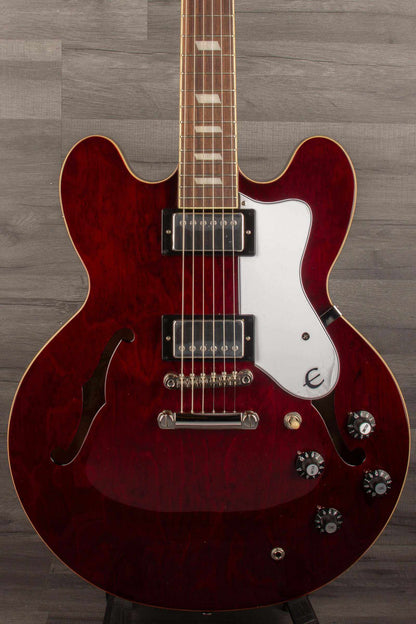 Epiphone Noel Gallagher Riviera Electric Guitar (Incl. Hard Case) - Dark Red Wine