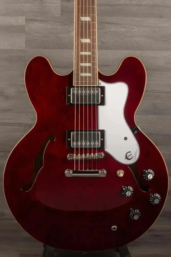 Epiphone Noel Gallagher Riviera Electric Guitar (Incl. Hard Case) - Dark Red Wine
