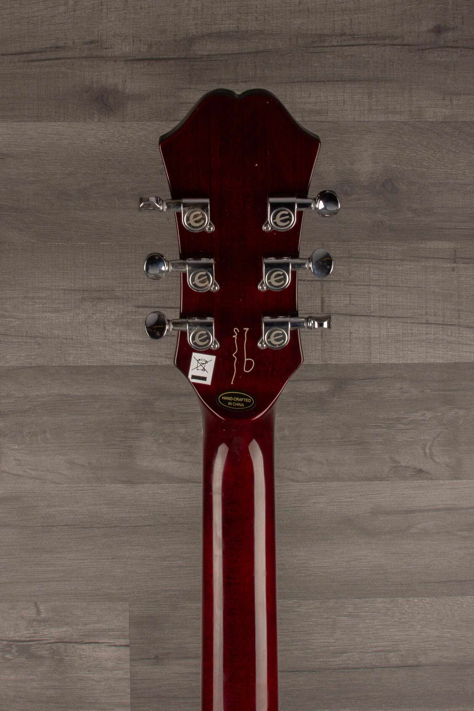Epiphone Noel Gallagher Riviera (Incl. Hard Case) Dark Red wine