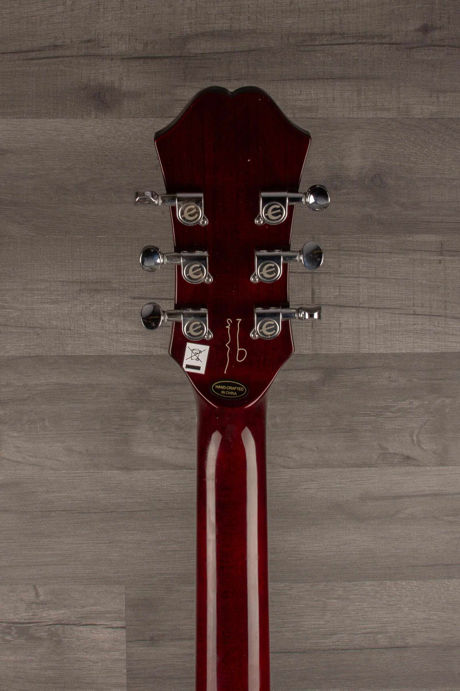 Epiphone Noel Gallagher Riviera Electric Guitar (Incl. Hard Case) - Dark Red Wine