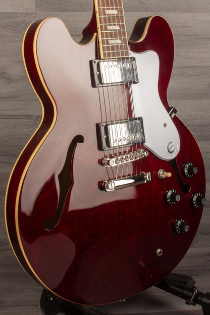 Epiphone Noel Gallagher Riviera Electric Guitar (Incl. Hard Case) - Dark Red Wine