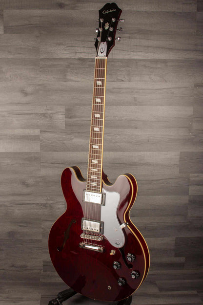 Epiphone Noel Gallagher Riviera Electric Guitar (Incl. Hard Case) - Dark Red Wine