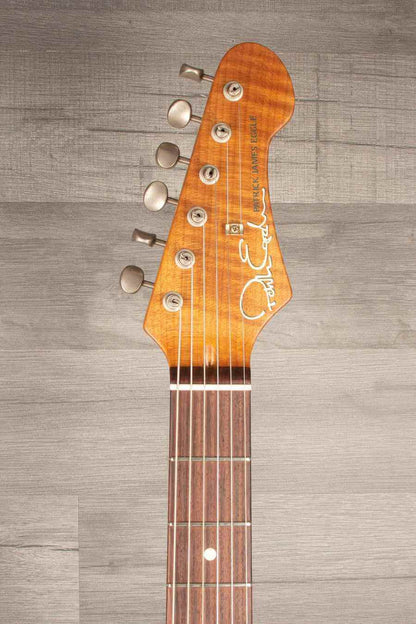 USED - Patrick James Eggle Oz-T Thinline Firemist Silver #30797