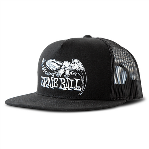 Ernie Ball CAP BLACK WITH EB EAGLE LOGO