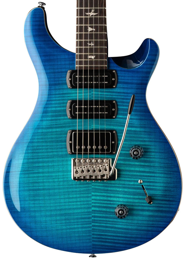 PRS - SE Studio Lake Blue, featuring a sleek design with three pickups for versatile sound.